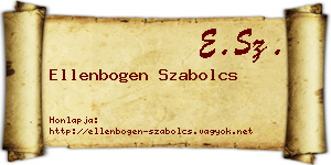 Ellenbogen Szabolcs névjegykártya